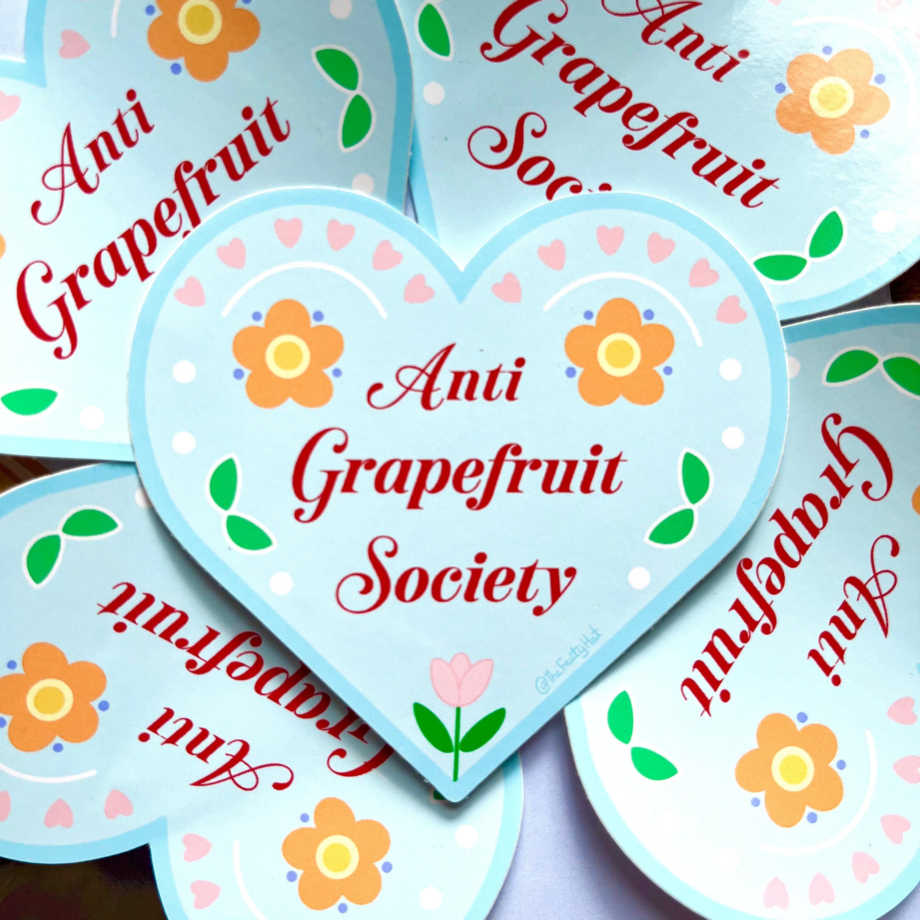 Anti-Grapefruit Sticker