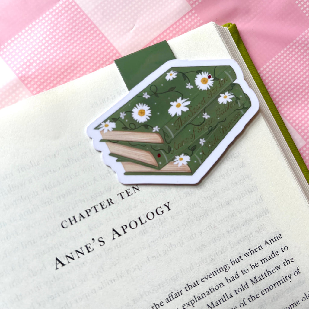 Floral Stack Magnetic Bookmark
