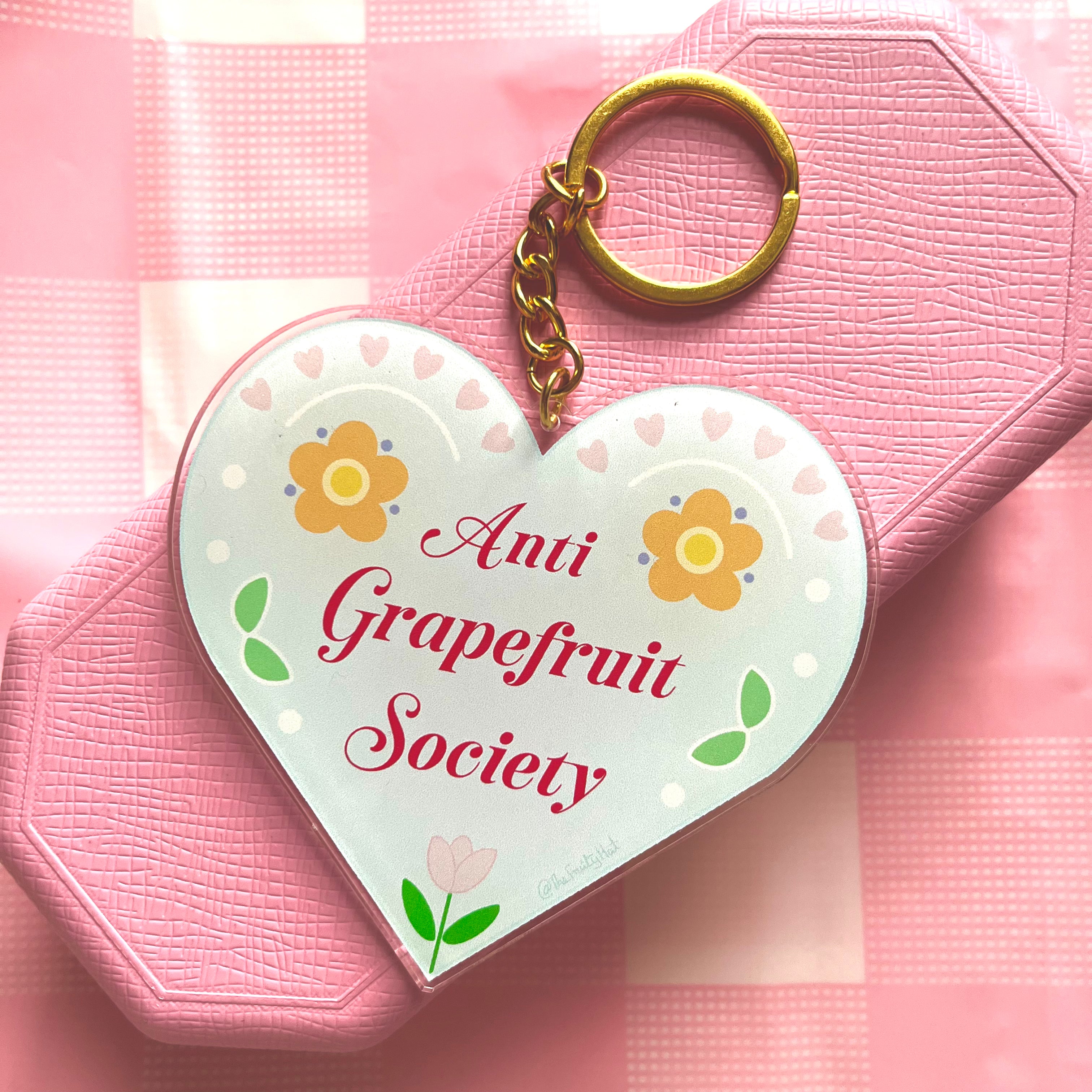 Anti-Grapefruit Society Bag Charm